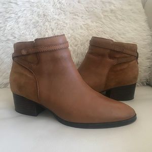 Ralph Lauren Tan Leather Boots Size 8